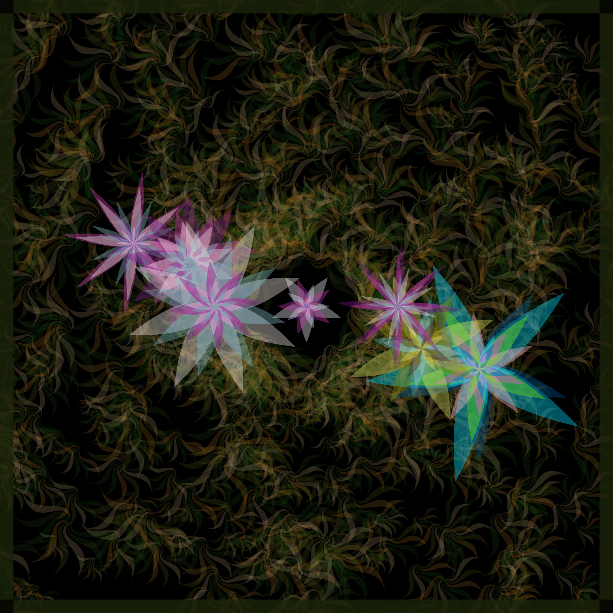 Bezier Garden #60 static NFT preview