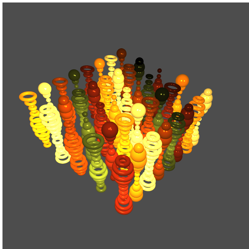 Bubble columns #4 static NFT preview
