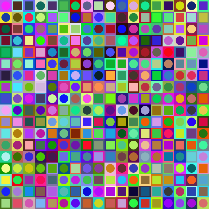 Square Dot Composition #299 static token preview