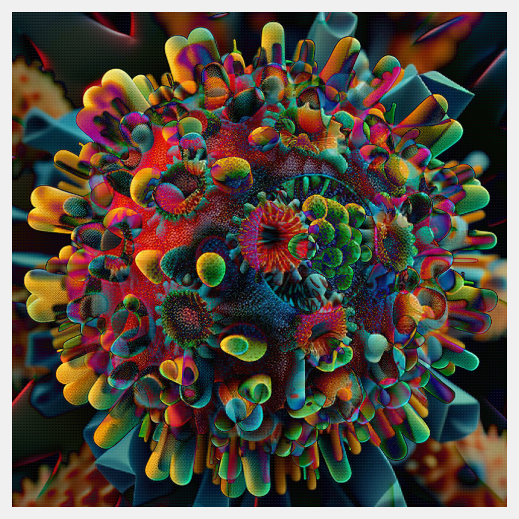 Viral Refraction #80 static NFT preview