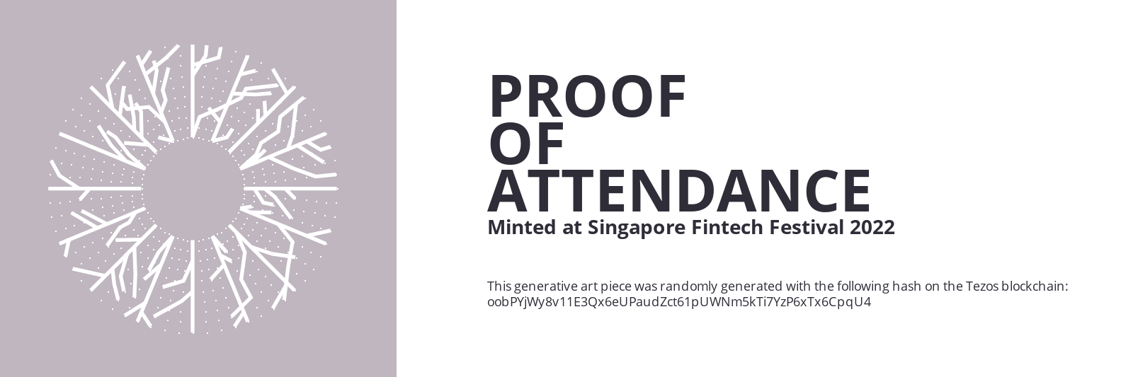 SFF2022 Proof of Attendance Token #2131 static token preview