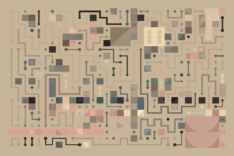 Scattered Pathways #434 static NFT preview