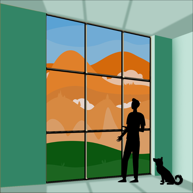 both sides of the Window #55 static NFT preview