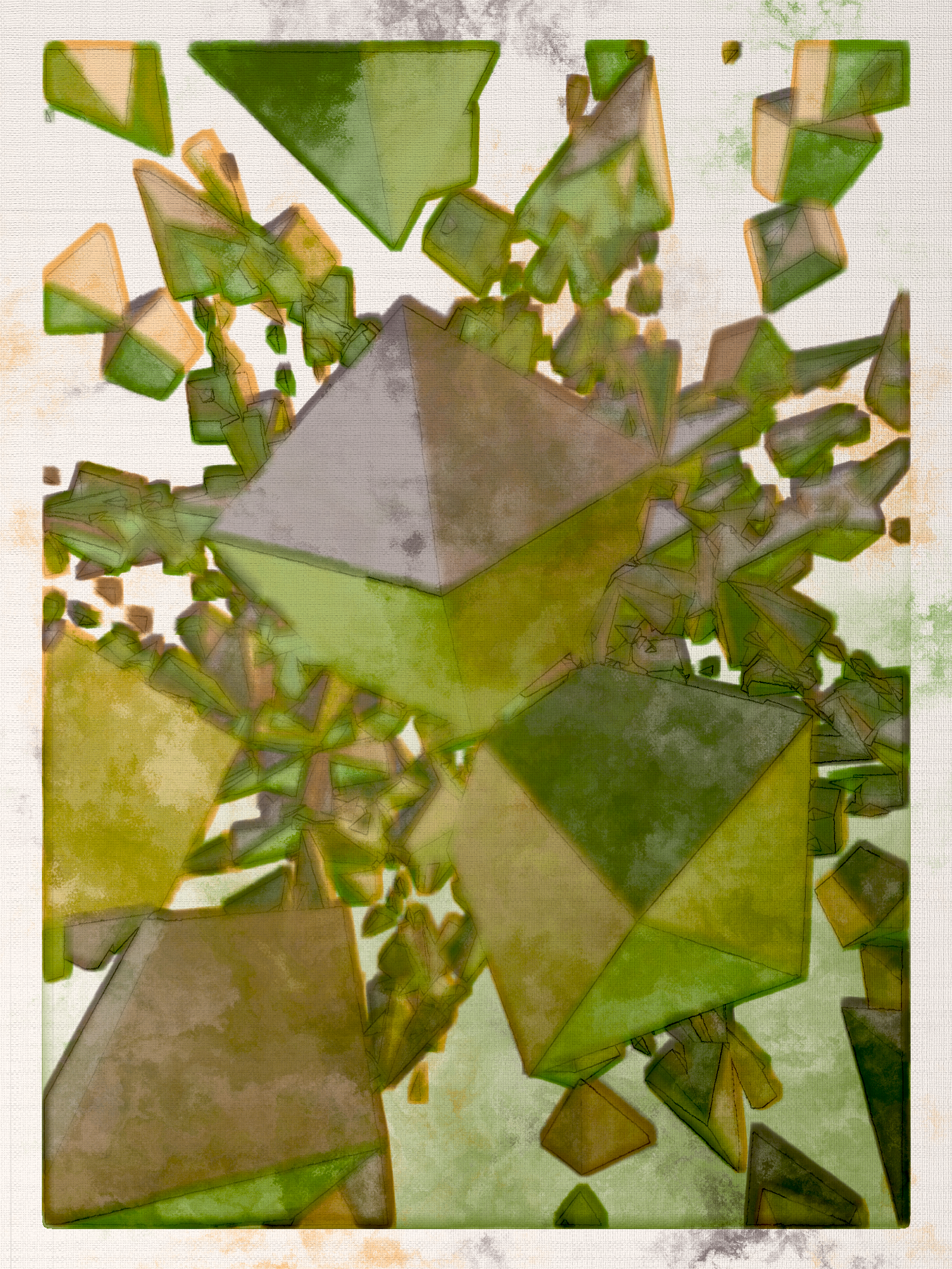 Aquarelle #250 static NFT preview