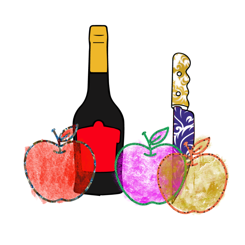 bottle and apples #1 static token preview