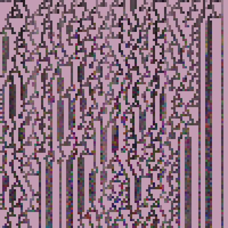 Colored Elementary Cellular Automaton #71 static token preview