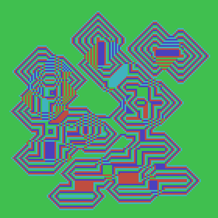 Superimposed Octagonal Pyramids #40 static token preview