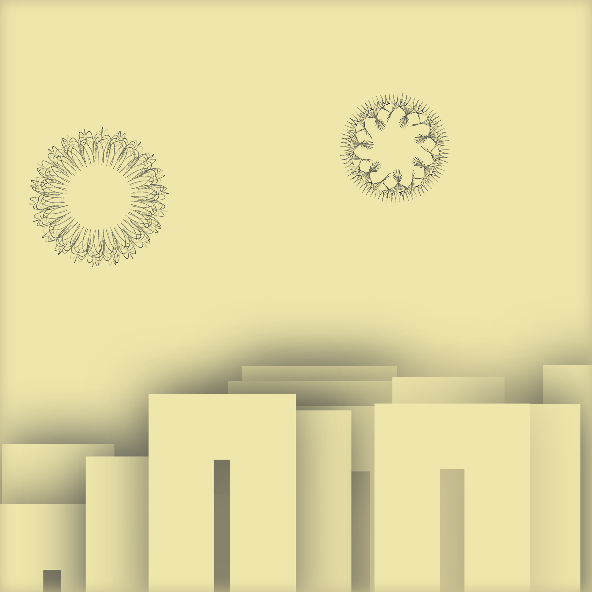 Fireworks over a City Skyline #8 static token preview
