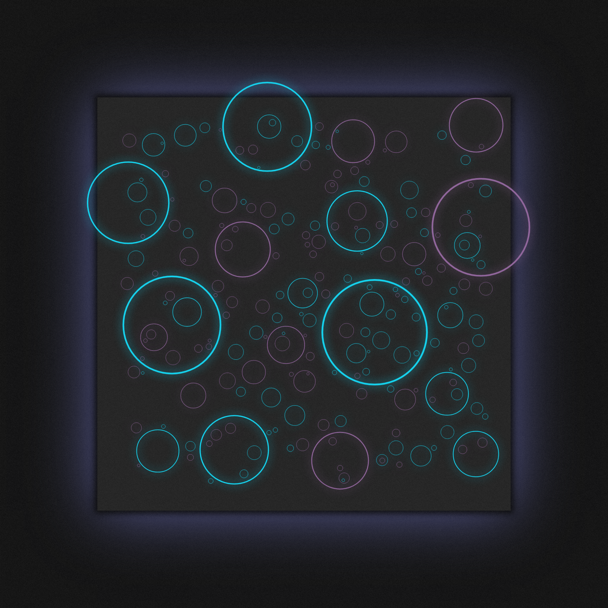 Nevercolliding Circles #43 static token preview