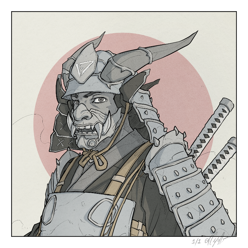 侍 (SAMURAI) #48 static token preview