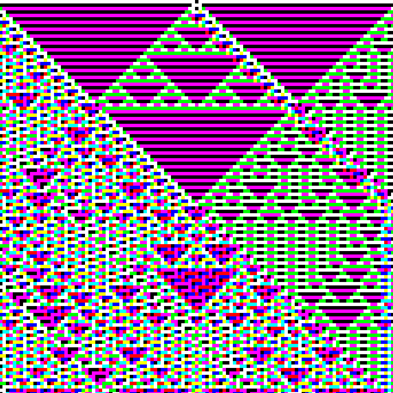 RGB Elementary Cellular Automaton #94 static token preview