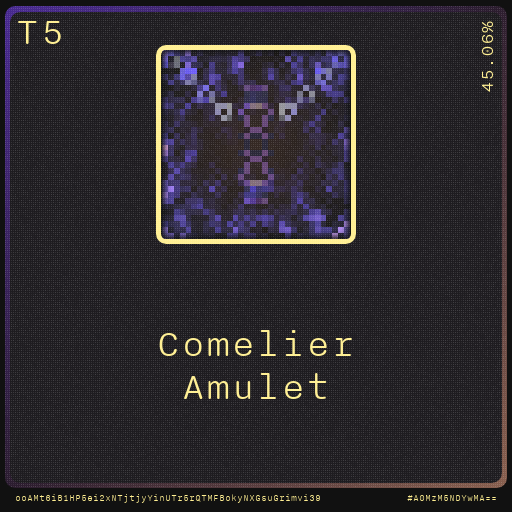 Gear for your quests - Amulet #53 static NFT preview