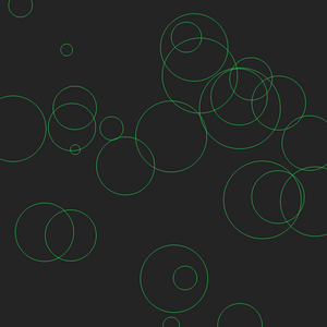 Green circles project preview