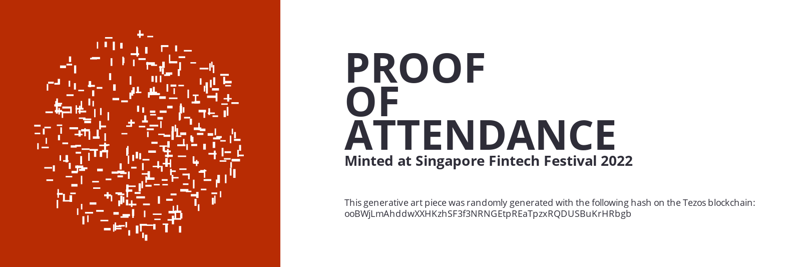 SFF2022 Proof of Attendance Token #1467 static token preview