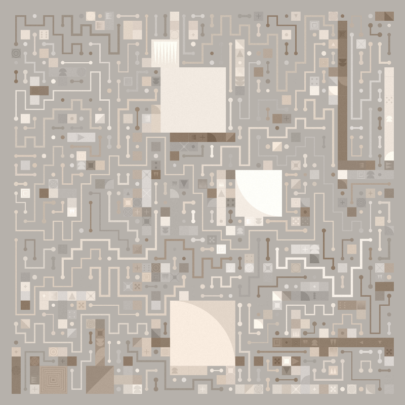 Scattered Pathways #237 static NFT preview