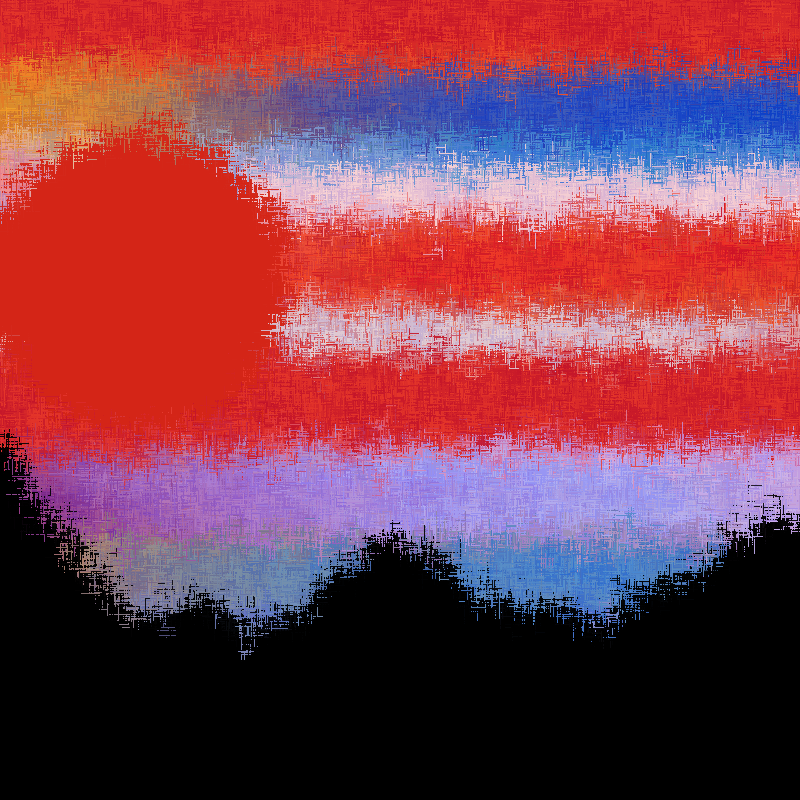 Sunset in memory #6 static token preview