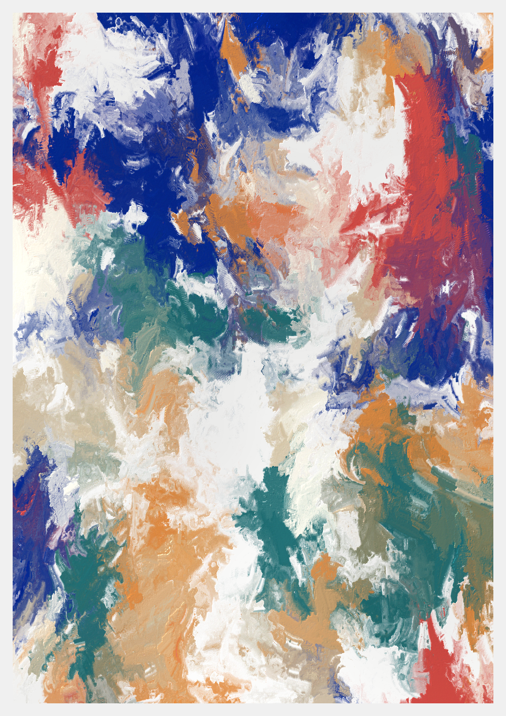 Paysages chromatiques B #61 static NFT preview