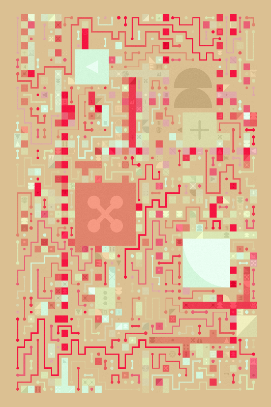 Scattered Pathways #380 static NFT preview