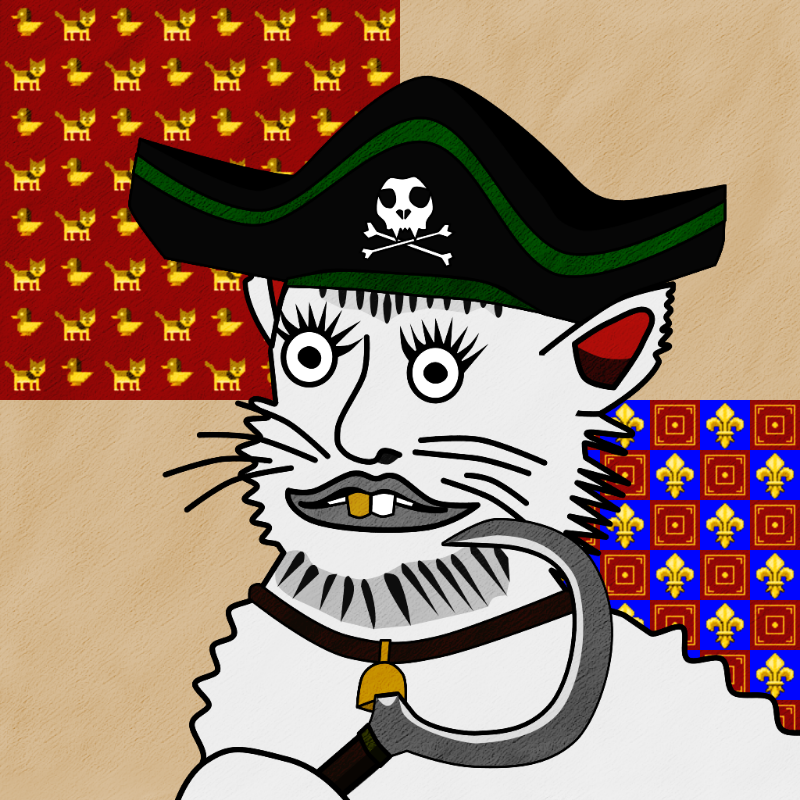 Famous Medieval Cat #71 static token preview