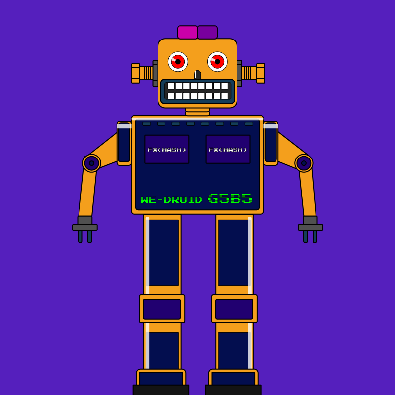WE-DROIDs #91 static NFT preview