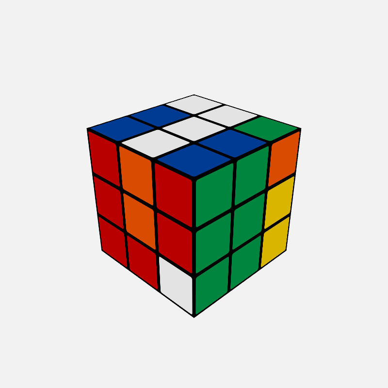 Rubik's Cube #222 static NFT preview