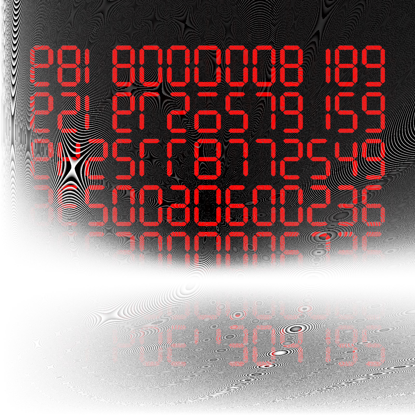 Digits #672 static NFT preview