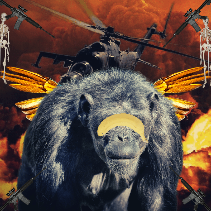 Blinded apes #44 static NFT preview