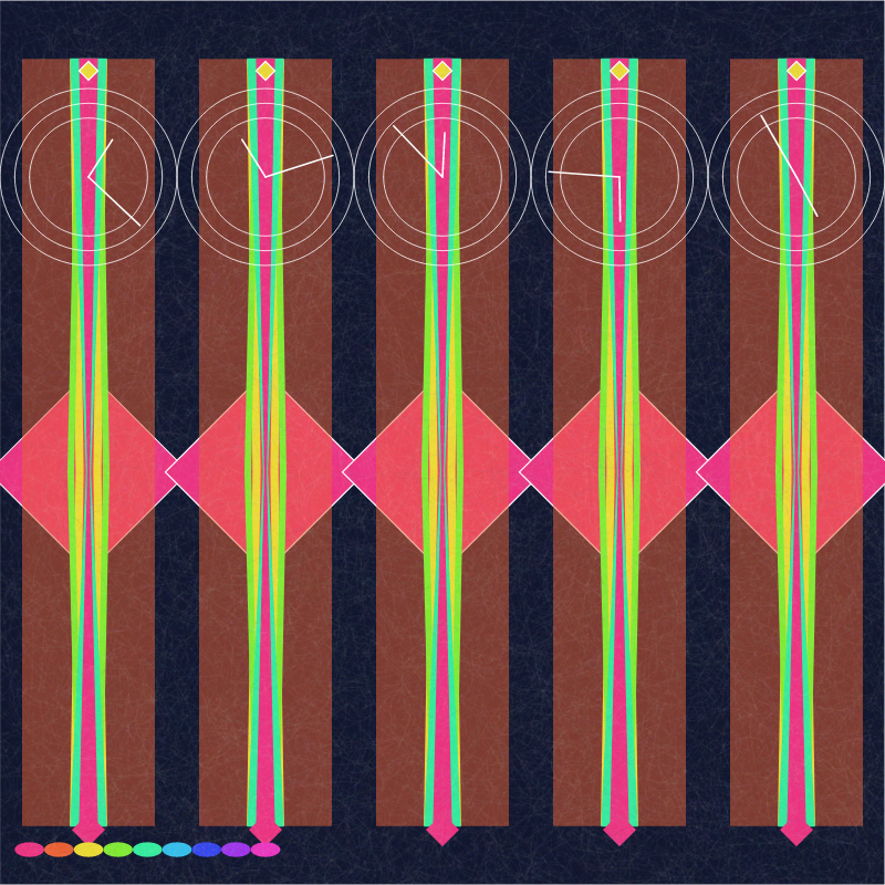 Polychromatic Noir #87 static NFT preview