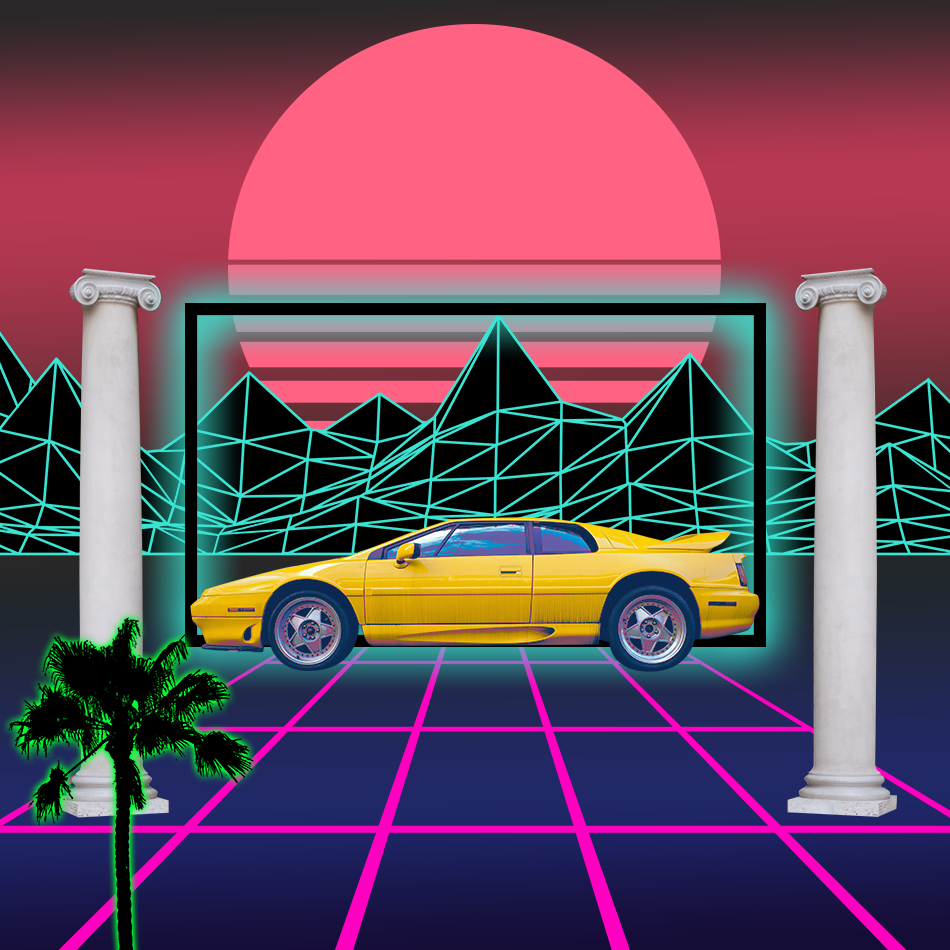 S Y N T H W A V E Nightlife Generator #106 static token preview