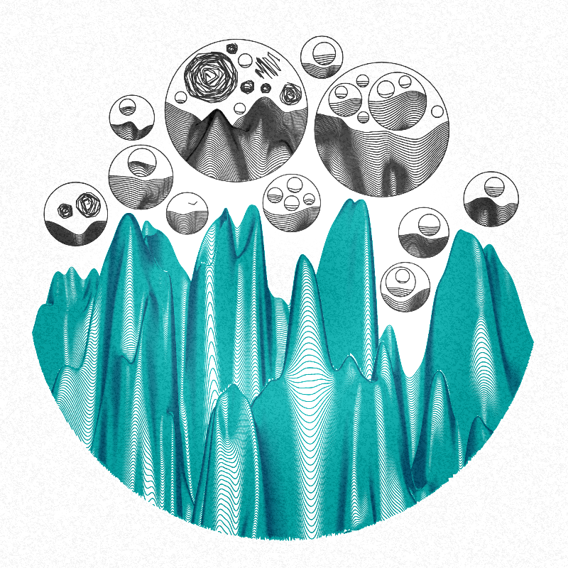 Plottable Mountain Moons #75 static NFT preview