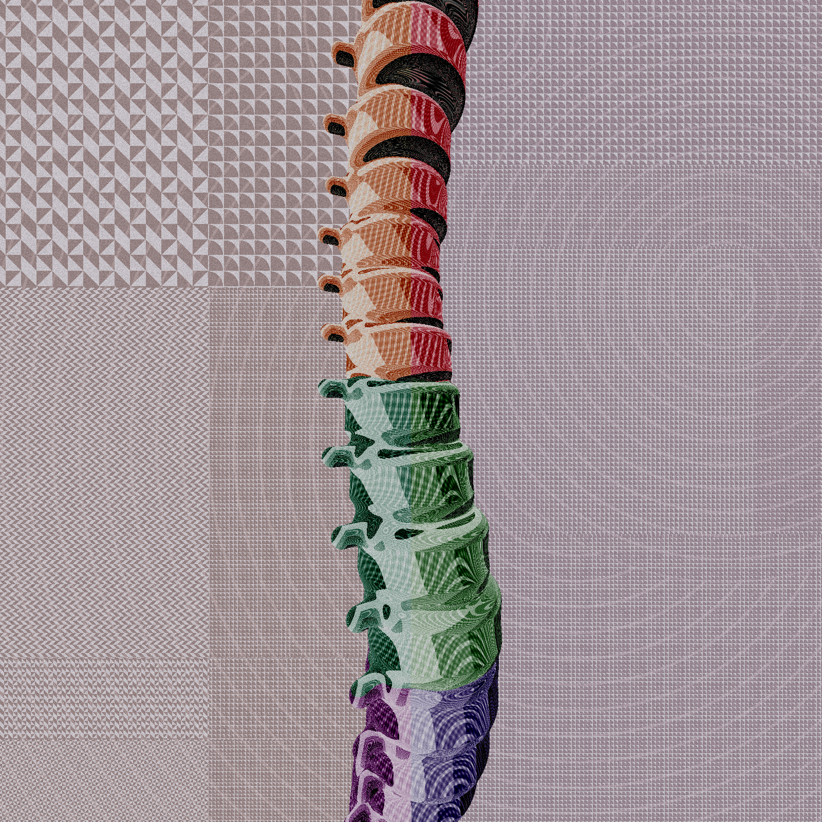 Long, Thin, Tubular Structure #122 static NFT preview