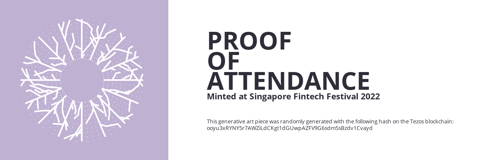 SFF2022 Proof of Attendance Token #1953 static token preview