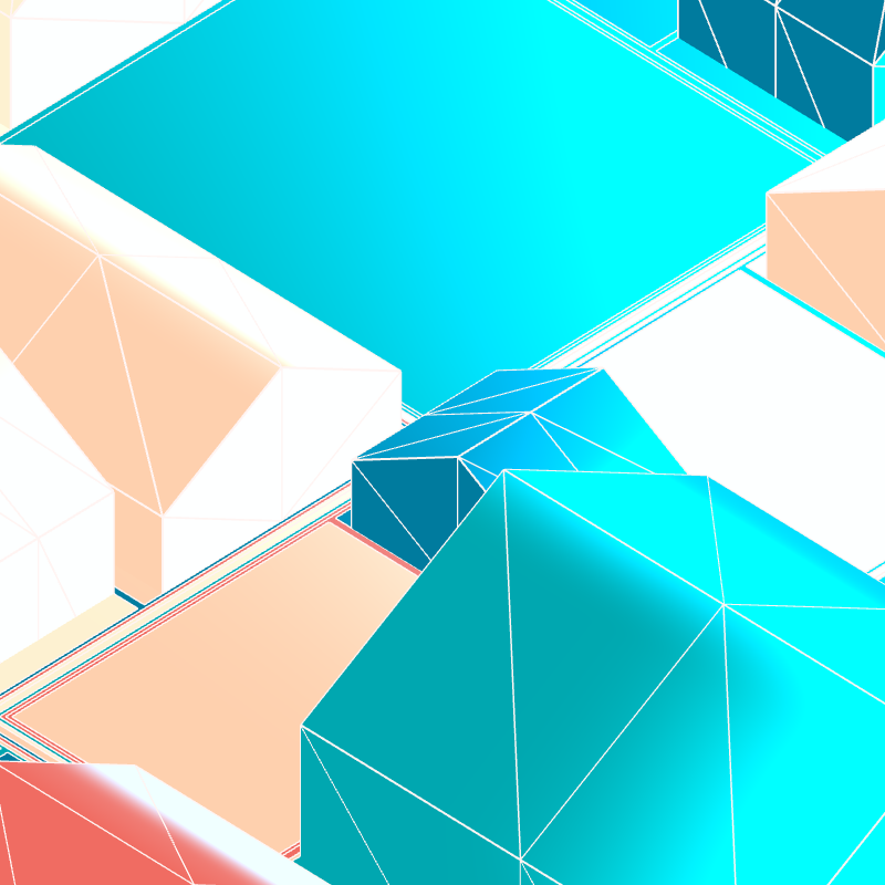 Geometric city #152 static NFT preview