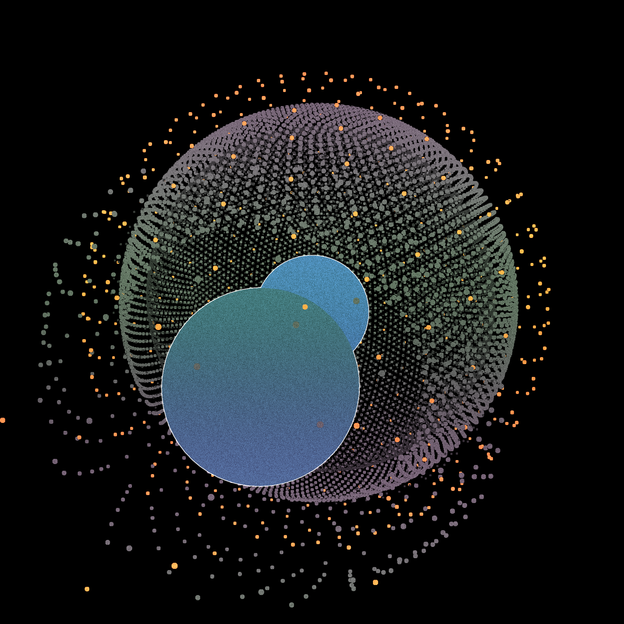 Cometary coma #205 static token preview