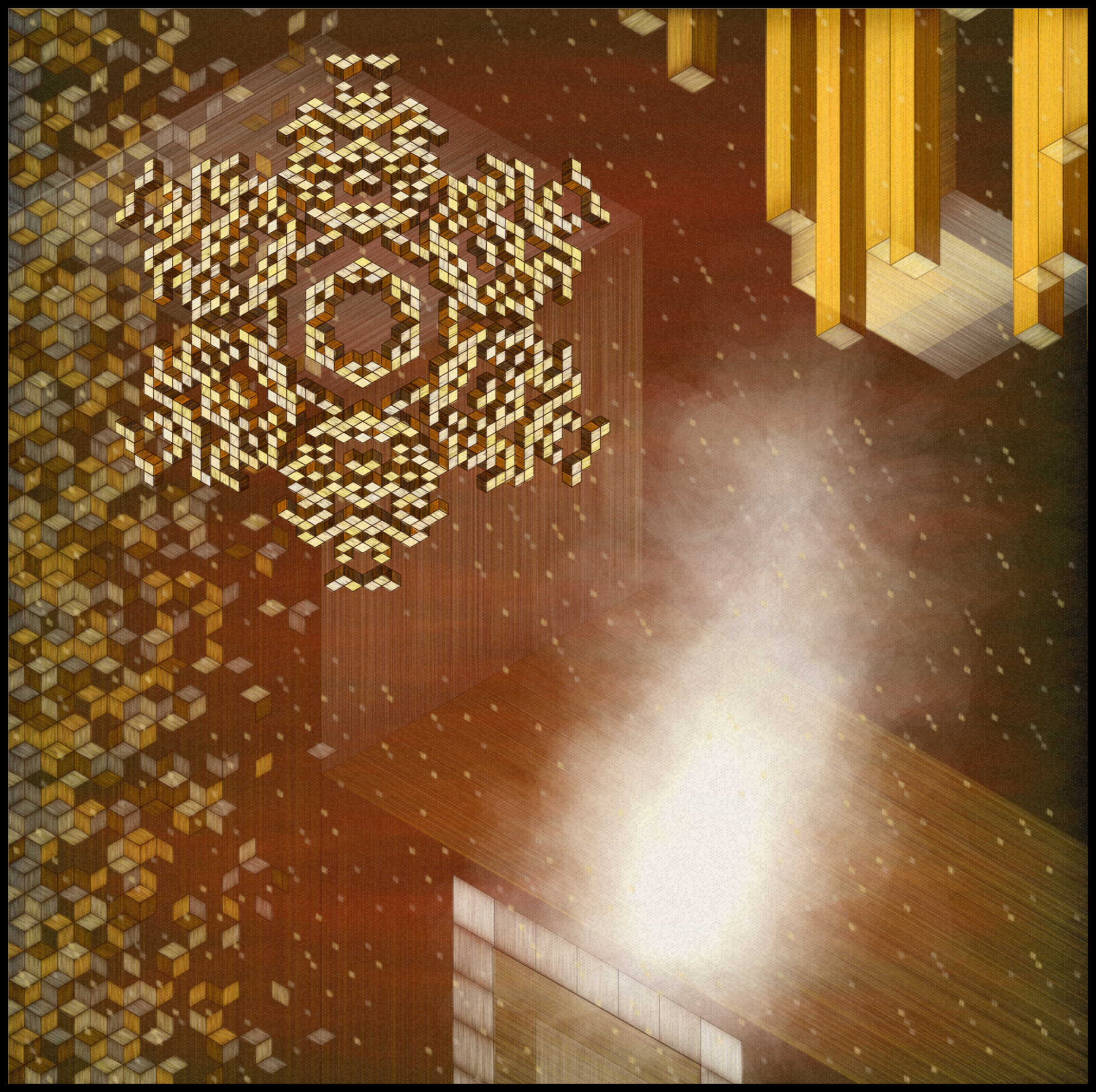 View From Our Window Depicted In Rhombuses #71 static NFT preview