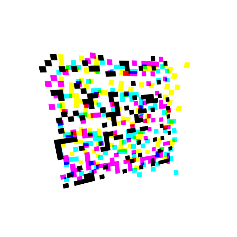 CMYK Decay #52 static NFT preview