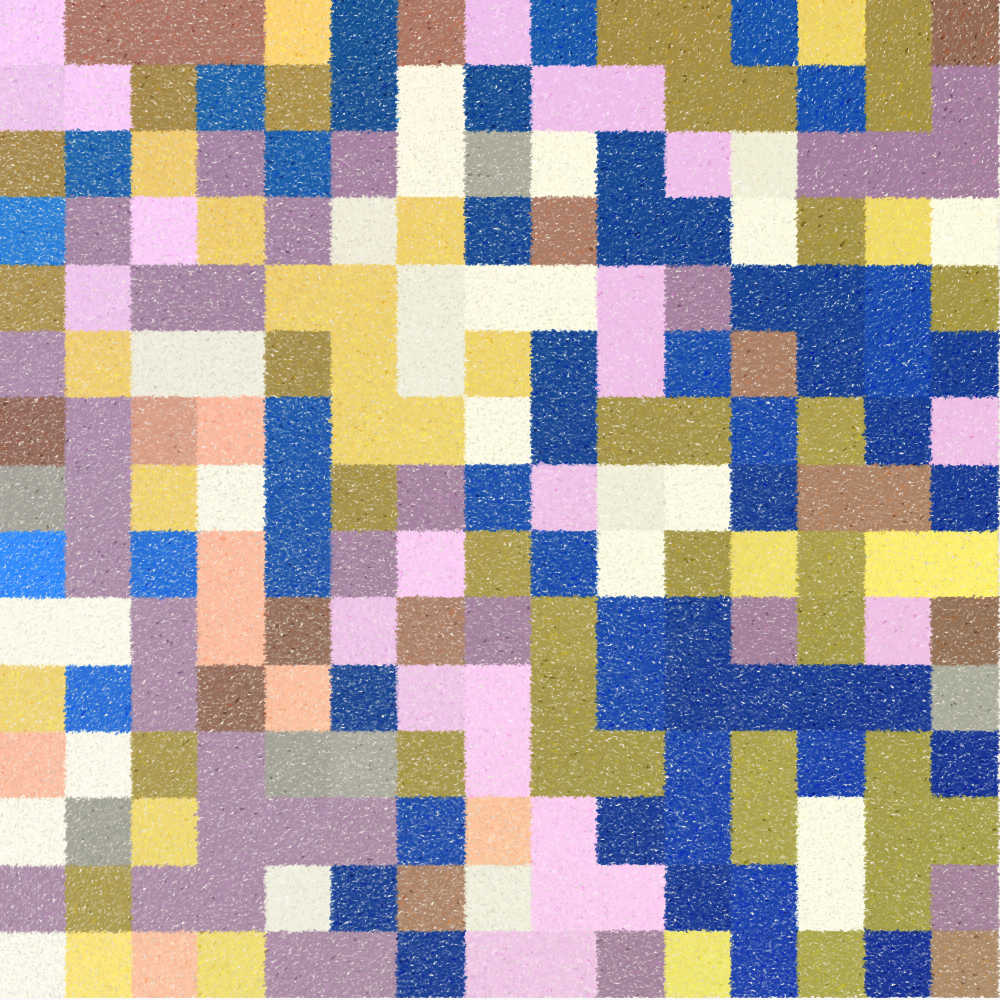 Hydrangea & Patchwork #213 static NFT preview