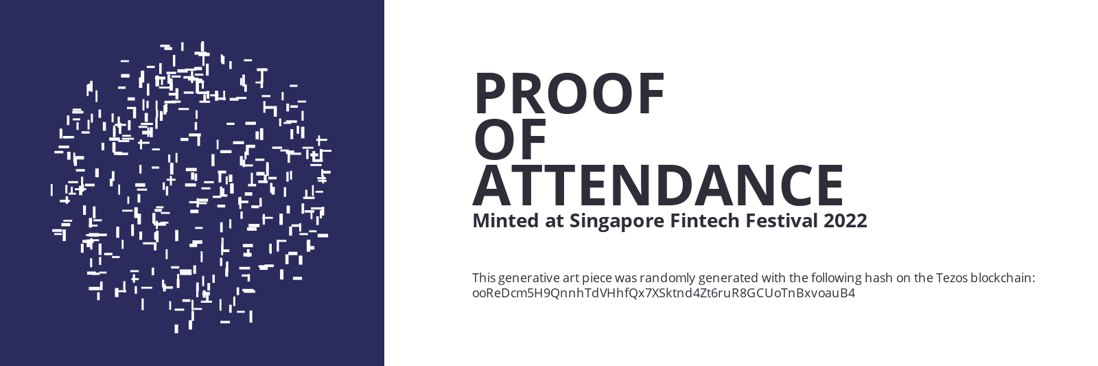SFF2022 Proof of Attendance Token #2522 static token preview