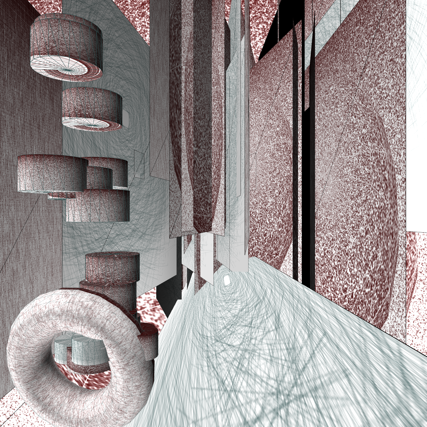 Lost in multidimensional planes #59 static NFT preview