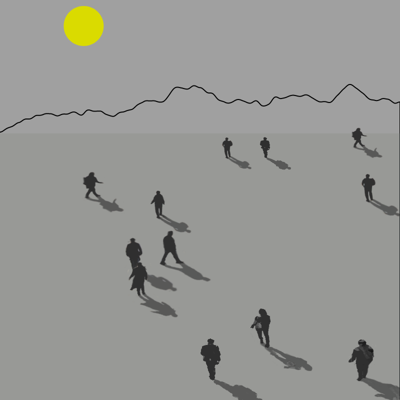 Walking #10 static NFT preview
