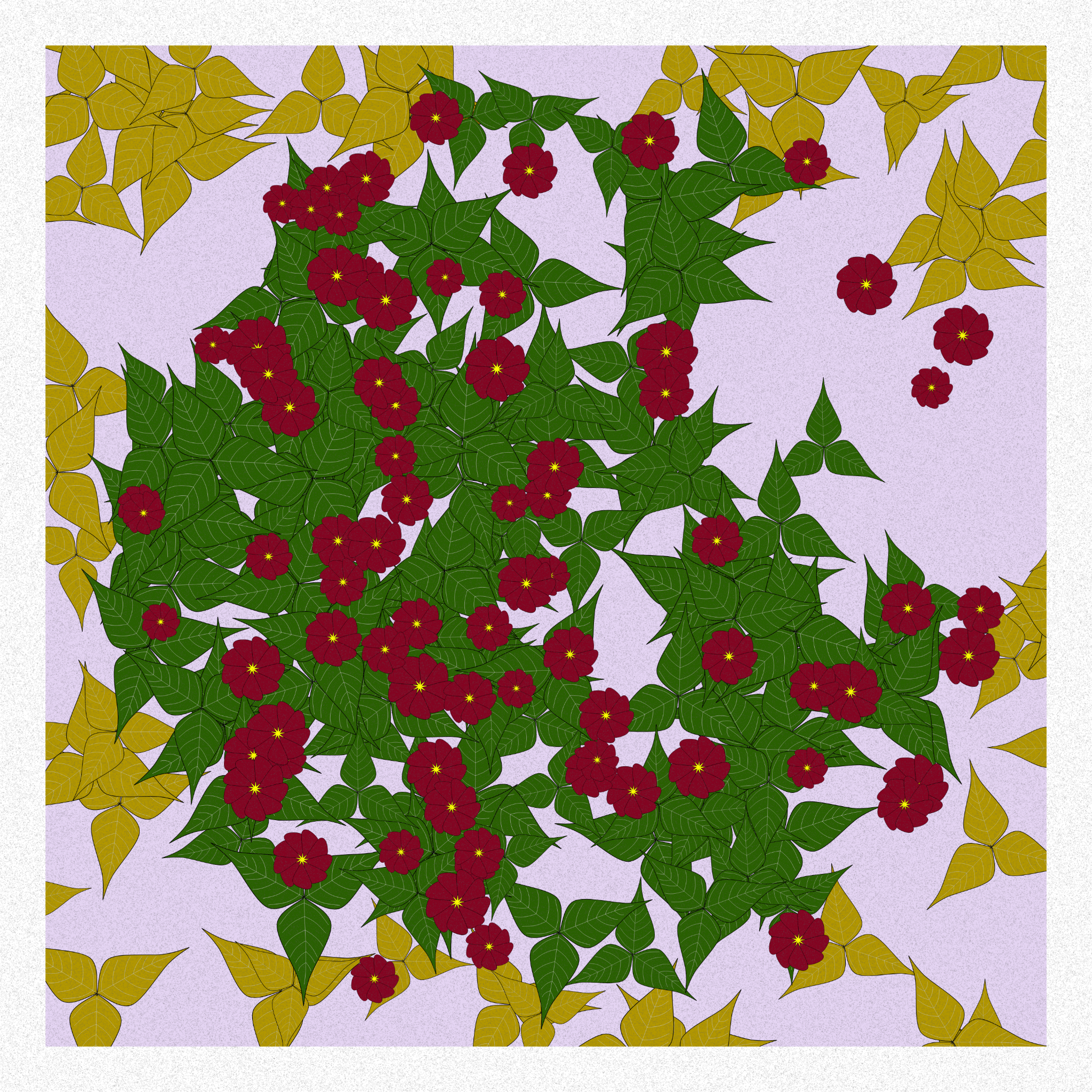 Flowers #114 static NFT preview