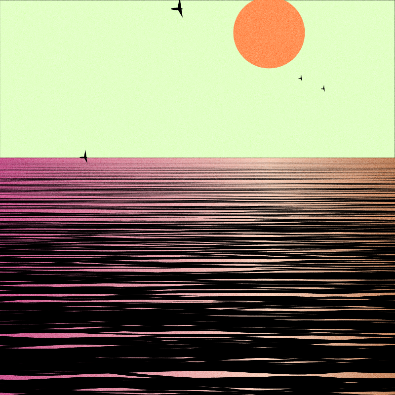 Coastal Waves #207 static NFT preview