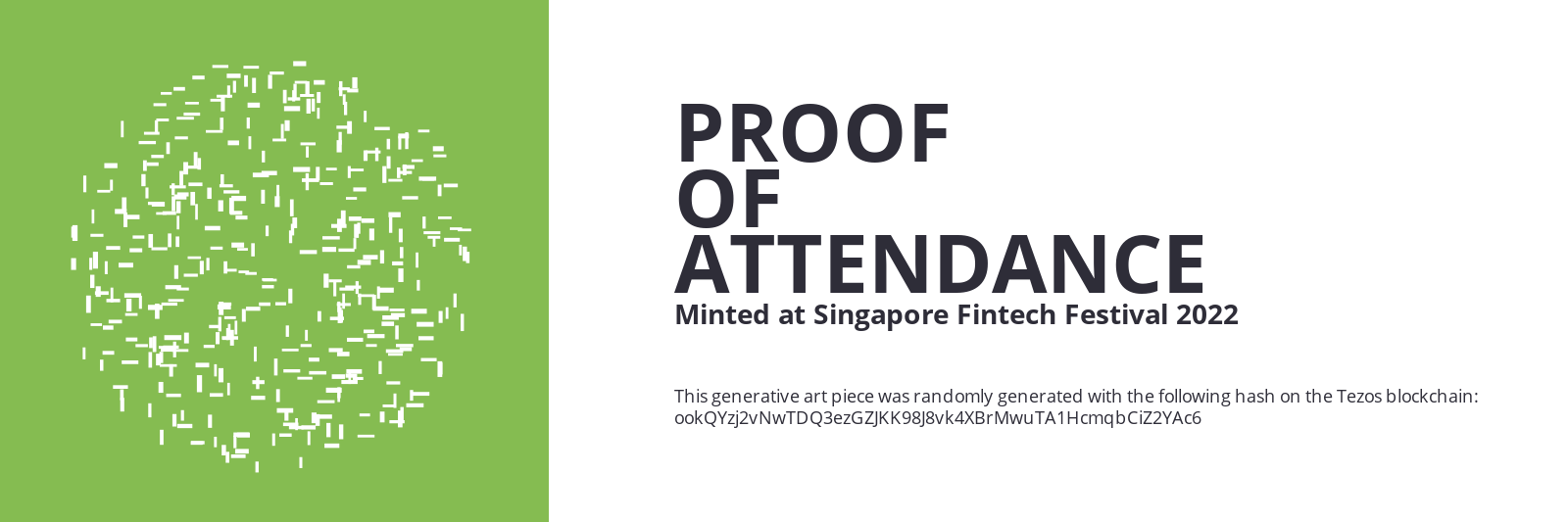 SFF2022 Proof of Attendance Token #1884 static token preview