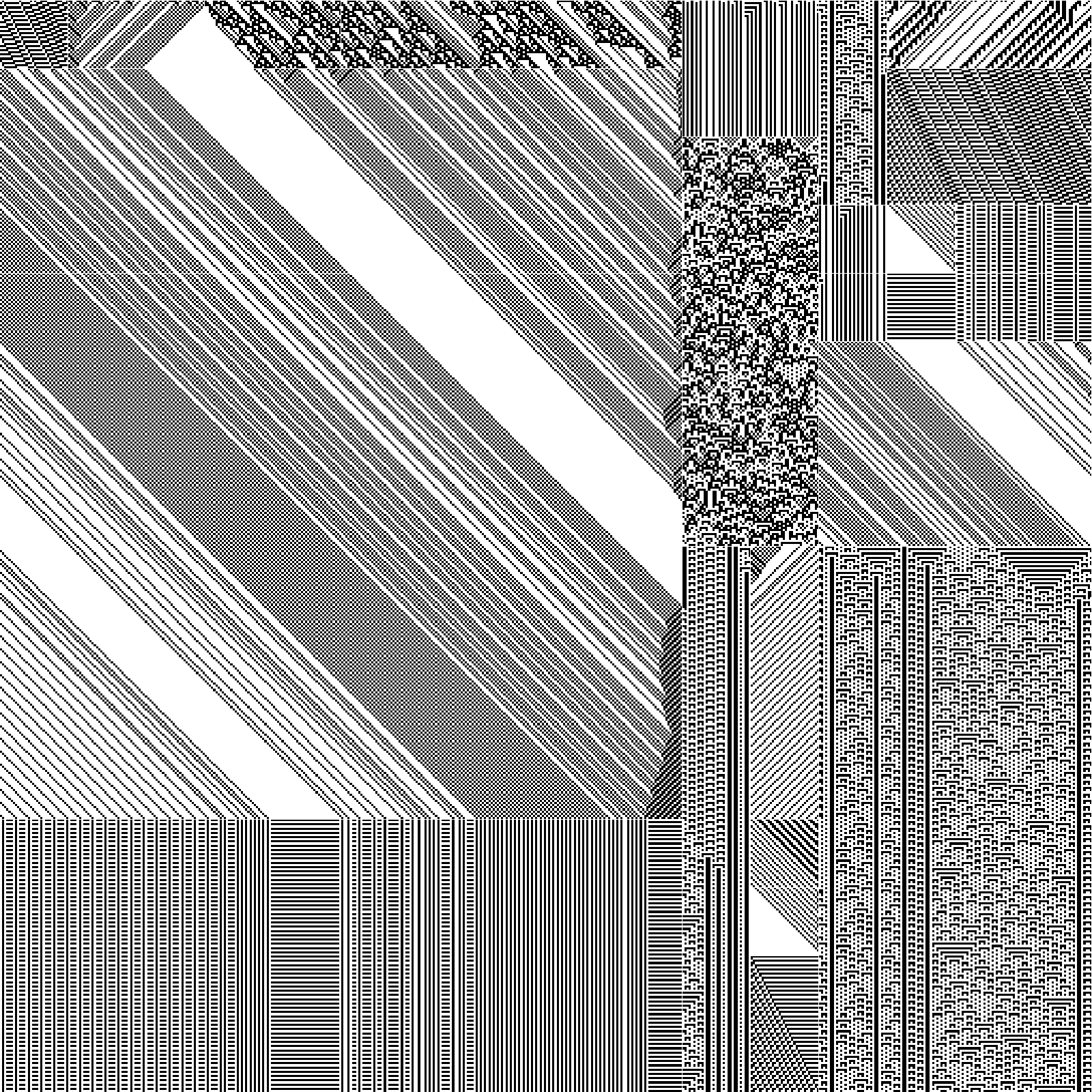 RULES (for Elementary Cellular Automata) #412 static NFT preview
