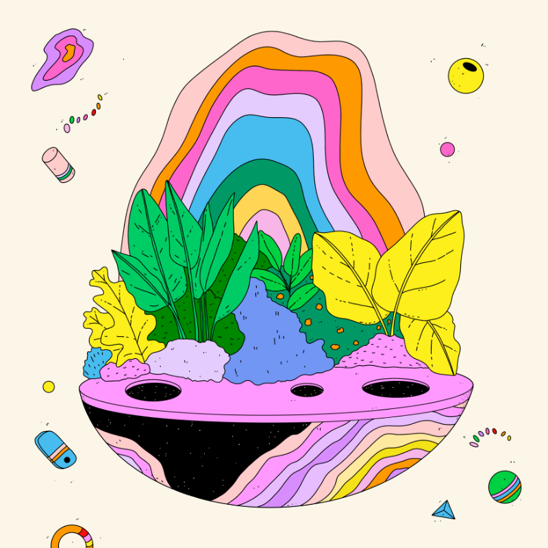 🌈🌴🪐 #75 static token preview