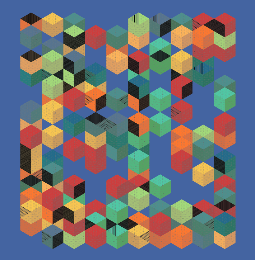 Stacked Cubes #84 static token preview