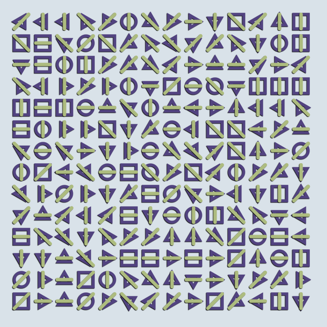 Geometric abstraction #5 static token preview
