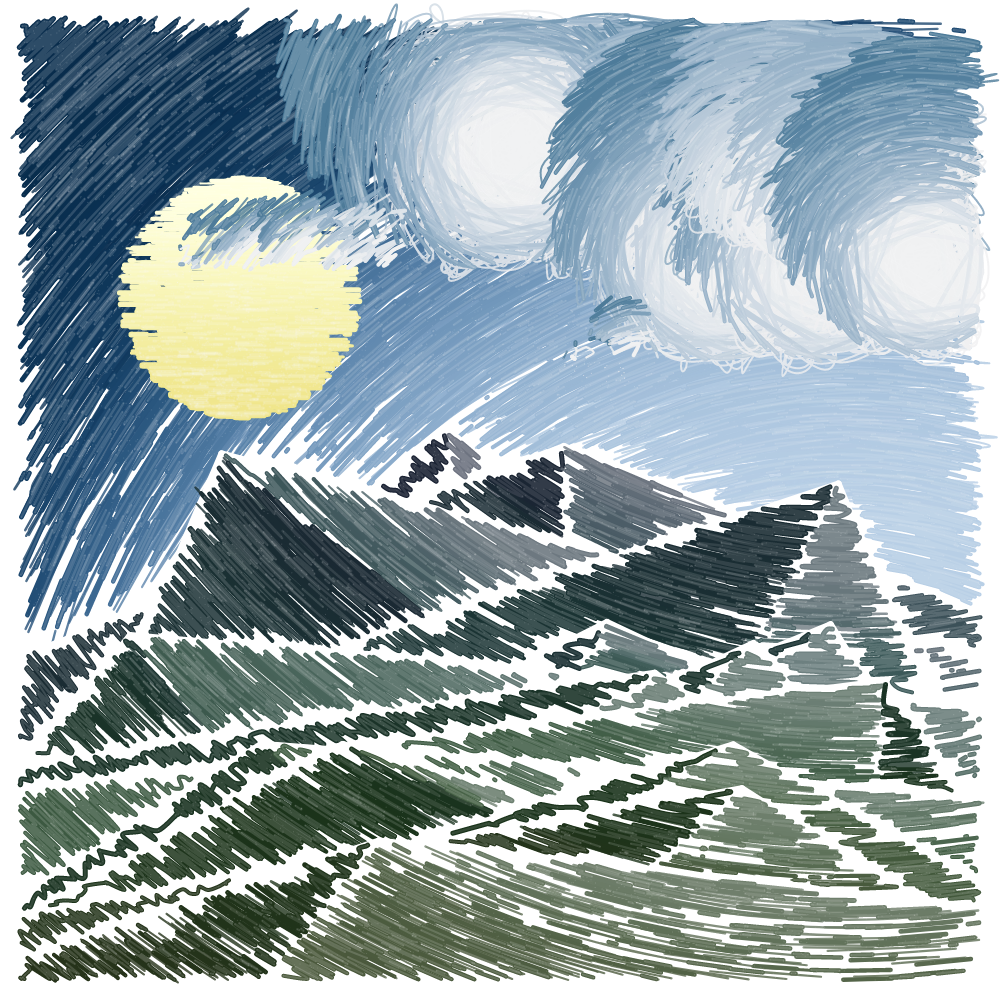 Mount Doodle #175 static token preview