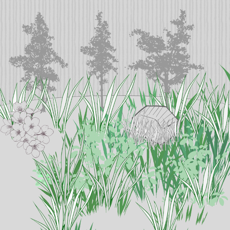 Wild Grass and Rubble #149 static token preview