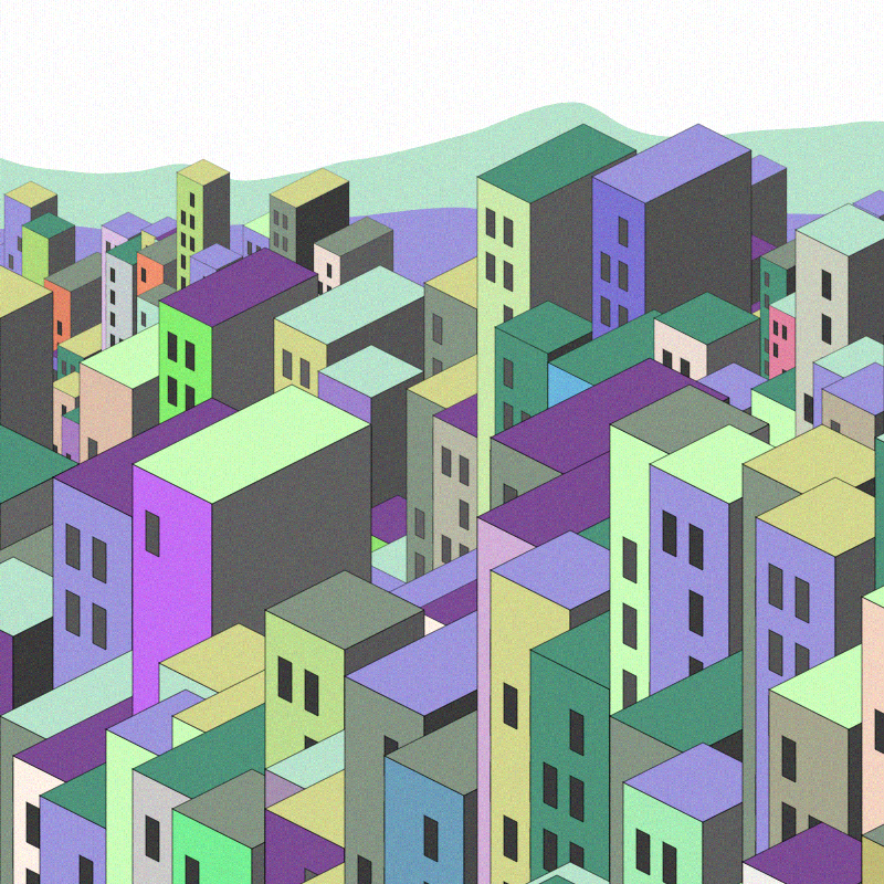 Coloured City #72 static NFT preview